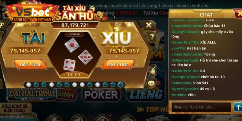 Những tính năng hỗ trợ nổi bật tại hệ thống game tài xỉu